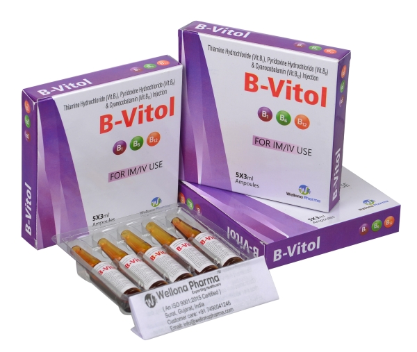 In de meeste gevallen Ham Troosteloos Vitamin B1 B6 B12 (B-Complex) Injection Manufacturer & Supplier India | Buy  Online