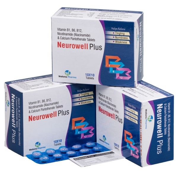 Vitamin B1, B6, B12, Nicotinamide & Calcium Tablets