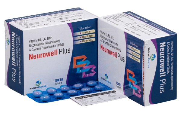 Vitamin B1, B6, B12, Nicotinamide & Calcium Tablets