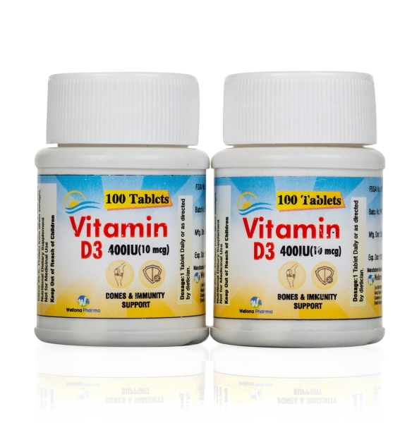 Vitamin D3 400 IU Tablets