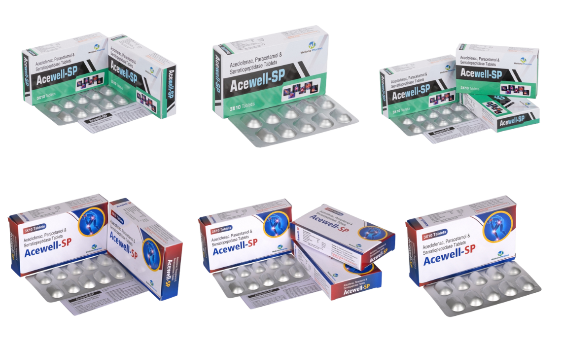 Wellona Pharma: Your Trusted Partner for Aceclofenac Paracetamol Serratiopeptidase Tablets