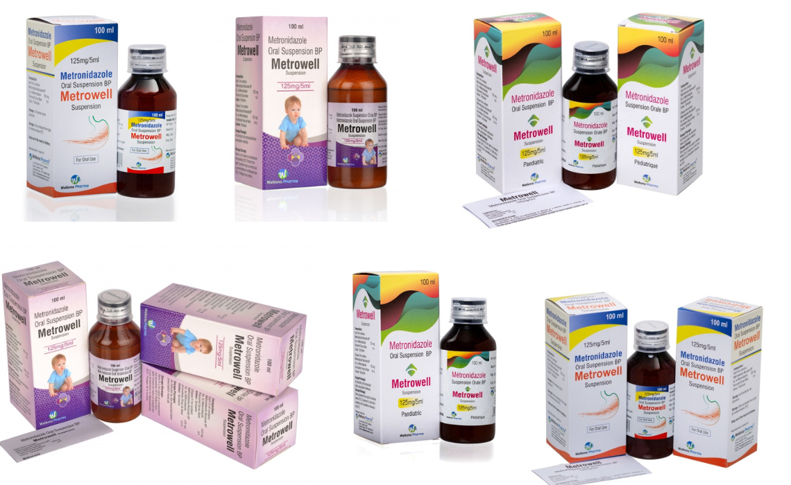 High Quality Metronidazole Suspension by Wellona Pharma