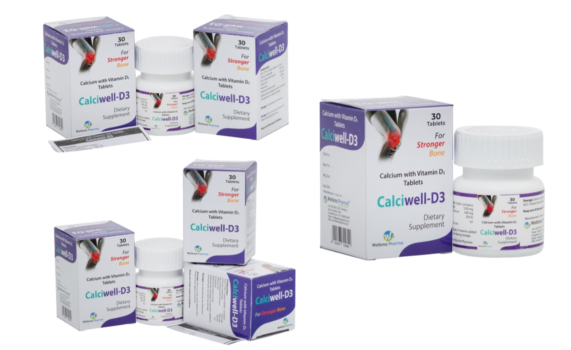 Calcium With Vitamin D3 Tablets – Essential Support for Strong Bones & Overall Health