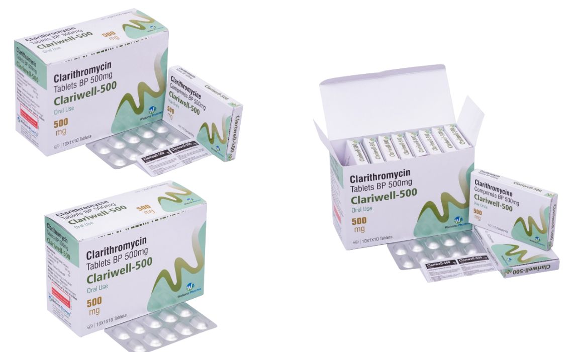 Clarithromycin Tablets Manufacturer, Distributor & Exporter