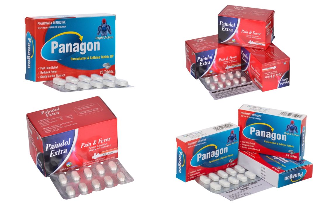 Paracetamol Caffeine Tablets by Wellona Pharma Enhanced Pain Relief with Trusted Quality